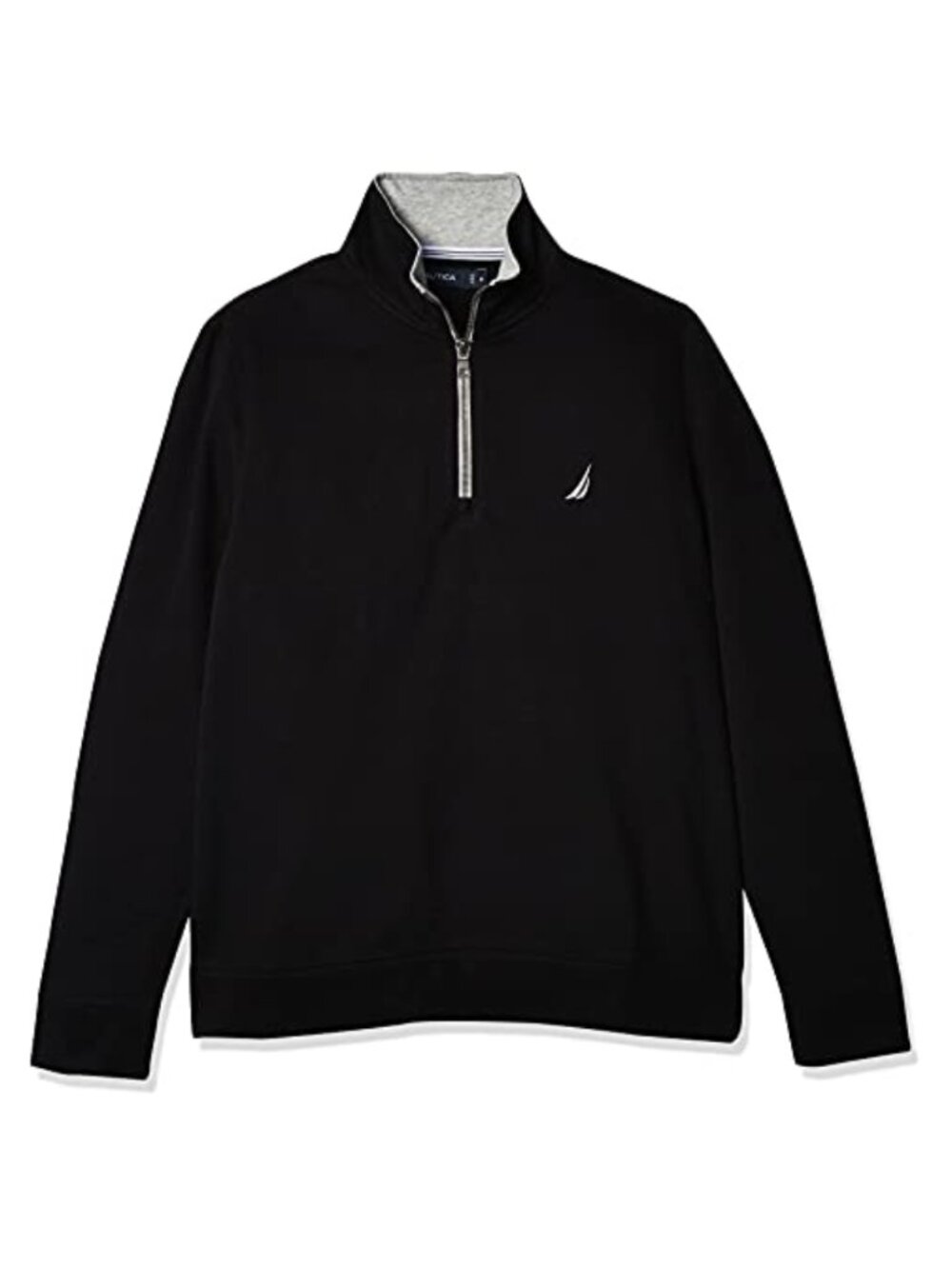 Mens Quarter Zip Fleece Sweatshirt Pullover Long Sleeve Regular Fit
